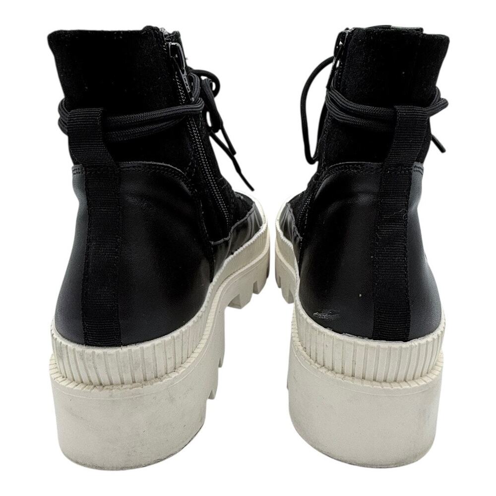 Giani Bini The Change Size 9 Wanderlust Leather/Suede Lug Boots. - Picture 5 of 8
